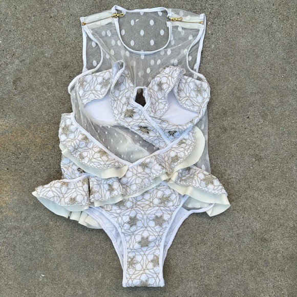 Zimmermann Tarot Contour Florence ruffled Swimsuit - Picture 11 of 11